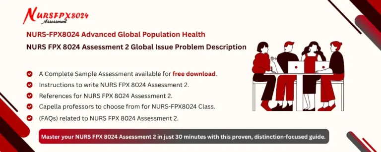 NURS FPX 8024 Assessment 2 Global Issue Problem Description